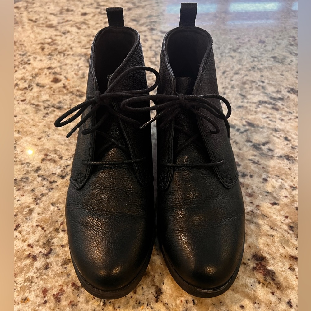 Heeled Lace Booties